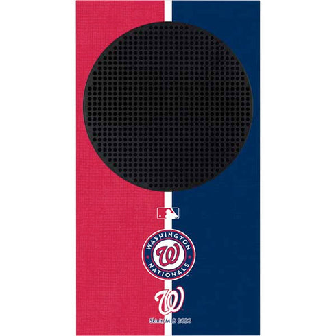 MLB Washington Nationals Split Xbox Series S Console Skin